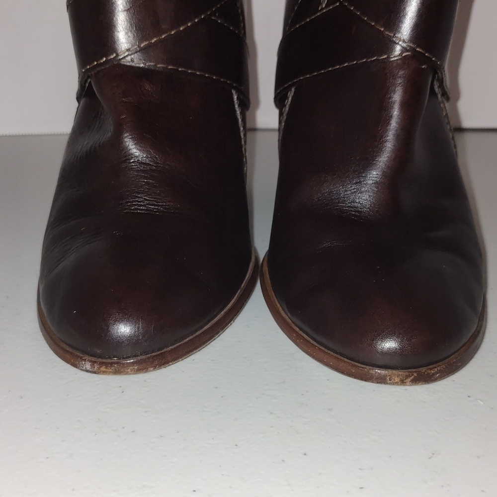 FRYE Andrea Harness Heeled Western Boots size 9 - Picture 6 of 12